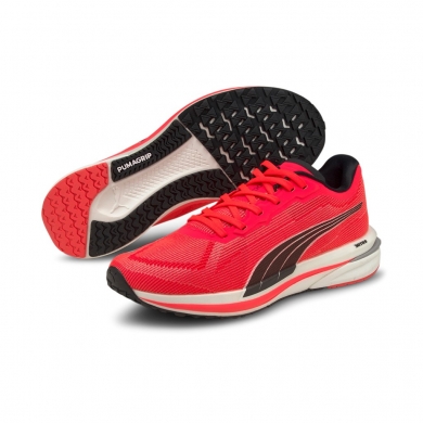 Puma Buty biegowe Velocity Nitro (Lekkość) czerwone damskie